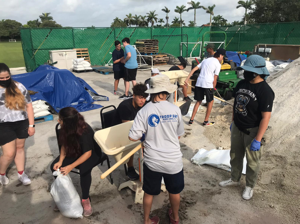 Community Service: Sandbagging Volunteer Initiative